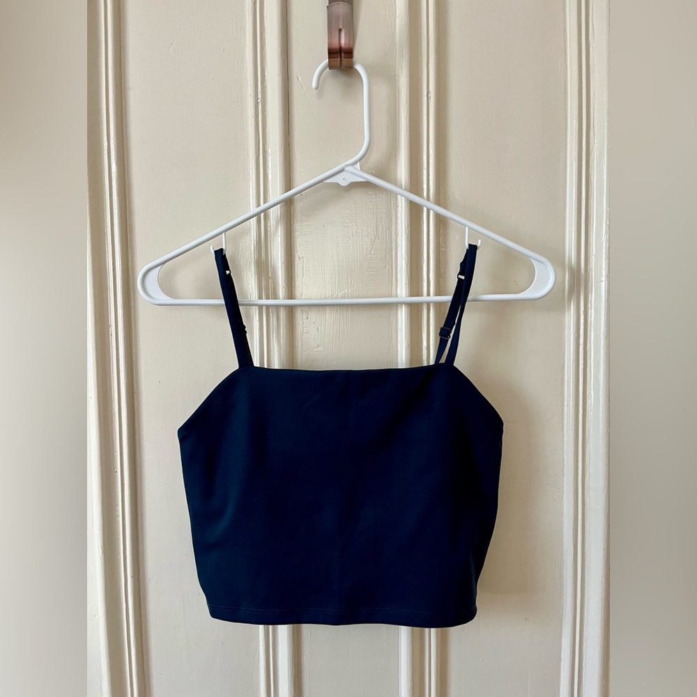 Girlfriend Collective Devon Compressive Cami size small navy